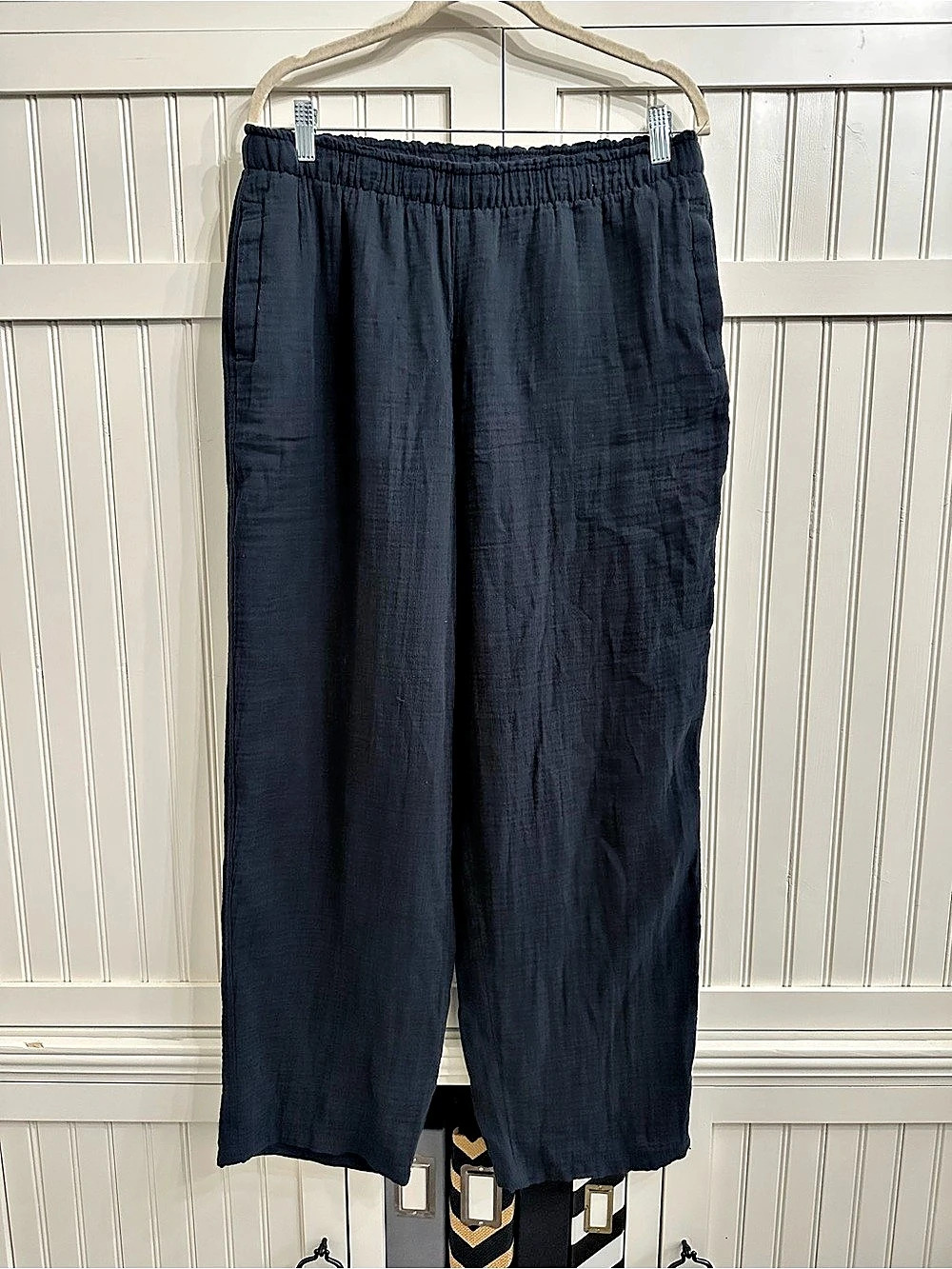 Coldwater Creek Straight Leg Pants in Black Size Medium